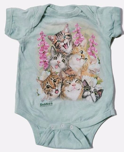 Pañalero 4d  Unisex Bebes 4988 Kittens Selfie 6-12 Meses