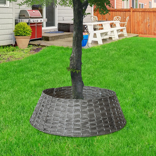 4 Piezas De Gargantilla De Árbol De Navidad, Pequeño Gris