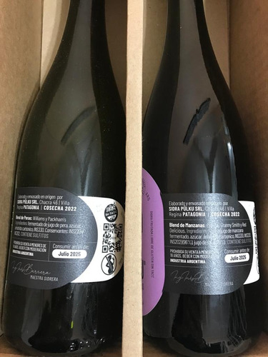 Sidra Pulku Sauco Y Pulku Tres Monos Pera Y Ruibarbo X 750cc