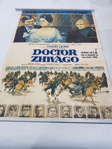 Antiguo Afiche Doctor Zhivago 1966 David Lean Mag 59828