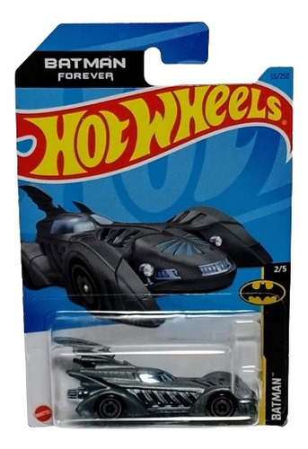 Batimóvil Hot Wheels Batman Forever 2023 Gris 2/5 