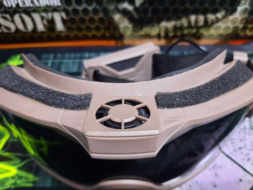 Imagem 2 de 6 de Airsoft Óculos Fma Com Cooler Original!!