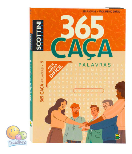 Atividade Caça-palavras Scottini 365 De Todolivro | Todolivro