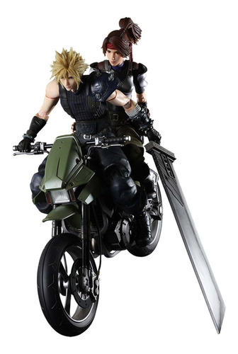 Final Fantasy Vii Remake Play Arts Kai Jessie, Cloud & Bike