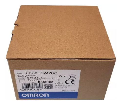Enconder Incremental Rotatorio Omron Mod. E6b2-cwz6c 1000p/r