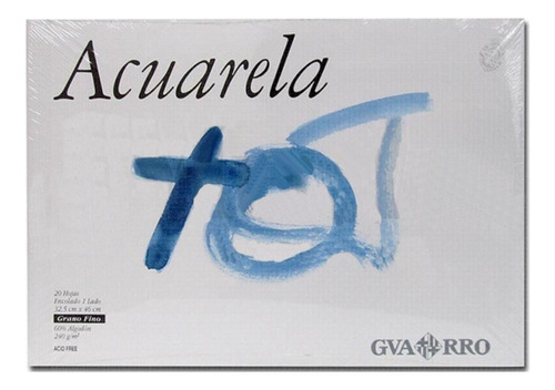 Block Canson Guarro Aquarelle Acuarela Gvarro Fino Color Blanco