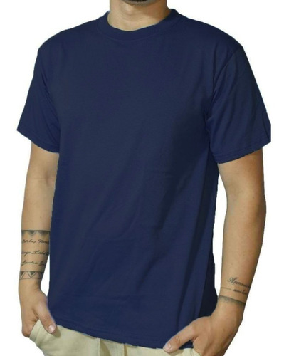 Imagen 1 de 2 de Camiseta Hombre Cuello Redondo Manga Corta