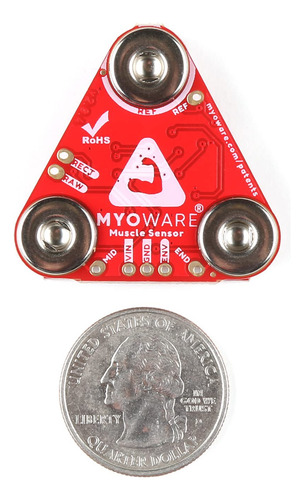 Sensor Muscular 2.0 - Compatible Con Arduino - Sensor De Ele