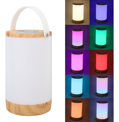 Mesa Led Inalámbrica Rgb Touch Control Sin Escalones