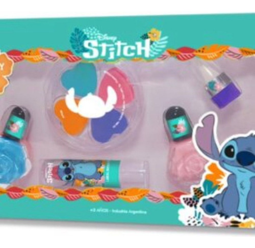 Beauty Kit Infantil Stitch 5 Articulos Disney