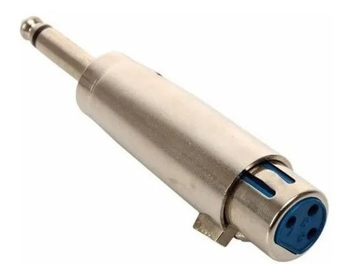 Imagen 1 de 1 de Adaptador Jack Cannon A Plug 6.3 08-1035 Mitzu (3 Pzas)