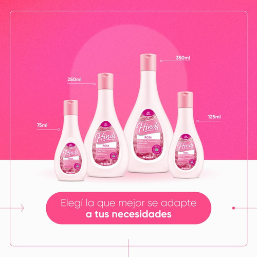 Hinds Crema Corporal Rosa Plus 250ml