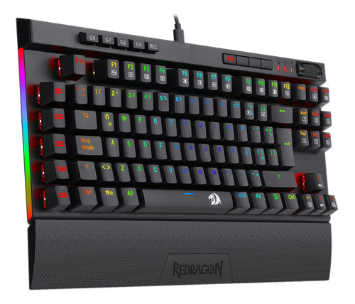 Teclado Mecanico Rgb Magic Wand Pro Redragon Swich Red