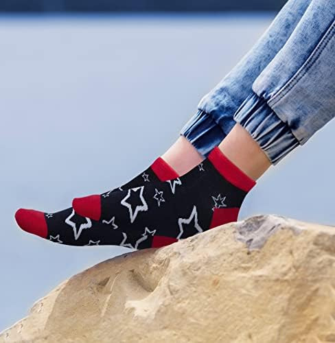 Kony 5 Pares De Calcetines Tobilleros De Corte Bajo De Algod