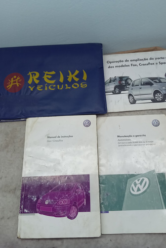 Vw Fox 2008 Manual Do Proprietário Crossfox 1.0 1.6 Flex (Usado)