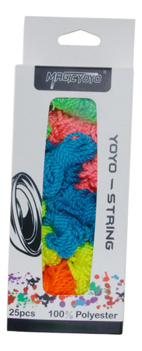 4 Pacote De Cordas Yoyo Com 25 Peças De Reposição 113 Cm