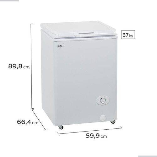 Imagen 5 de 10 de Freezer Horizontal De Pozo Gafa Eternity S120 112 Lts Outlet