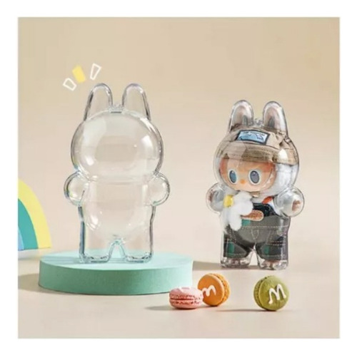 W Cuna Para Muñecas Labubu Macarons 6pcs Protectora