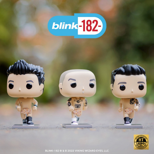 Imagen 4 de 5 de Blink 182 Funko 3pack / Hot Topic / Mark Travis Tom / Rocks