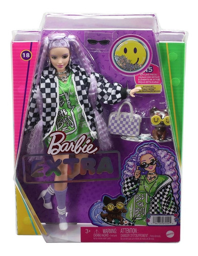 Muñeca Barbie Extra Con Accesorios 