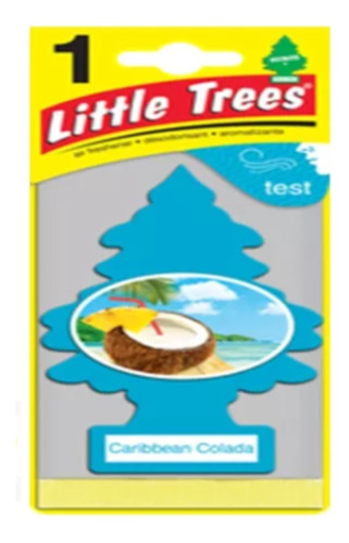 Aromatizante Auto Colgante Littletrees Pinito Caribbean 12pz