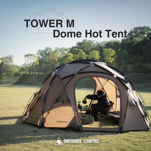 Onetigris Tower M Carpa Domo Impermeable Para 4 Personas C
