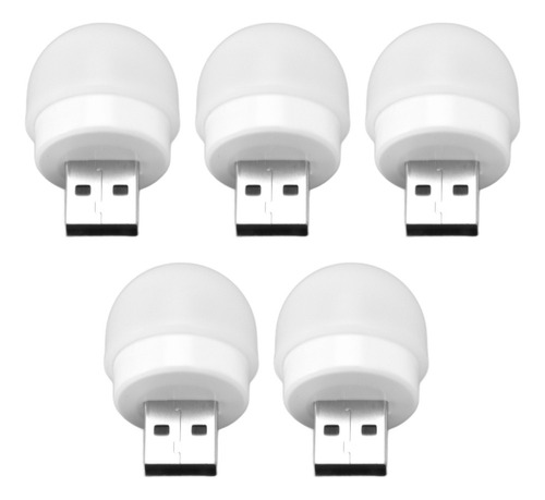 5pcs Usb Luces Nocturnas Plug In Protección Ocular Mini Bomb