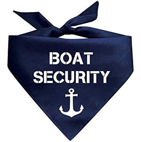 Pañuelo Para Perro Con Estampado De Verano De Boat Security 