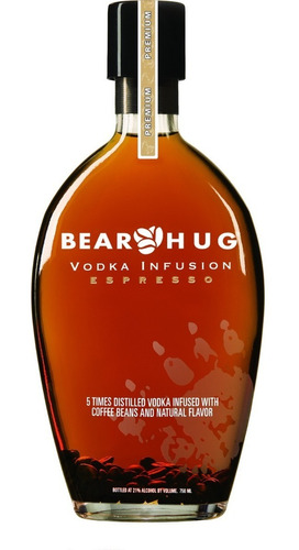 Imagen 1 de 1 de Vodka Bear Hug Infusion Espresso 1000ml