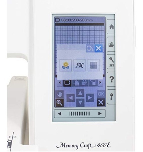 Máquina Bordadora Doméstica Janome Mc400e Memory Craft