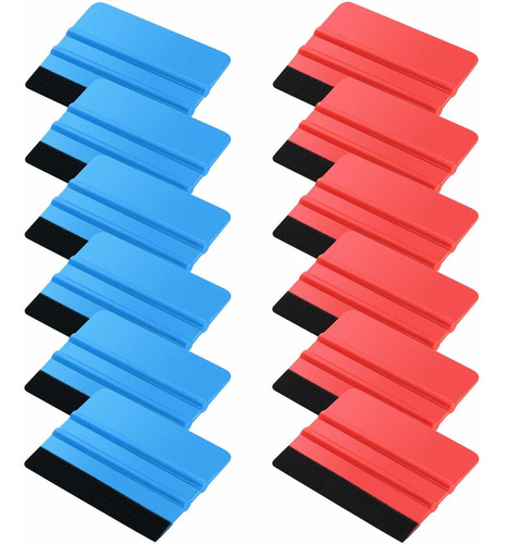 Blulu Felt Edge Squeegee Car Wrapping Tool Kits 4 Pulgada Fe