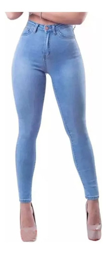 Jeans Levanta Cola Elasticado Tipo Pantalon Leggins Mujer 