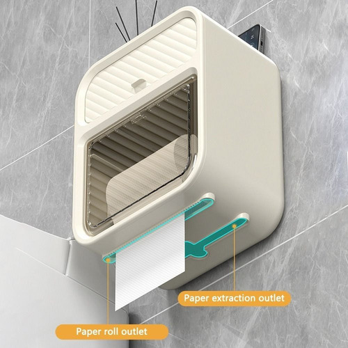 Caja De Almacenamiento De Papel Higiénico De Plástico Con So