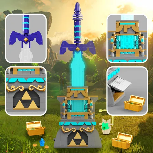 Botw The Master Sword Juego De Bloques De Construcción Con Y
