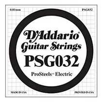 Comprar Cuerda De Guitarra Eléctrica D'addario Psg032 Prosteels, 032