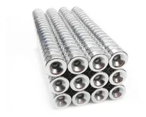Comprar Imán Neodimio Circular C\u002Fori Fresado 10 X8\u002F4 X3 Mm (16 Uni)