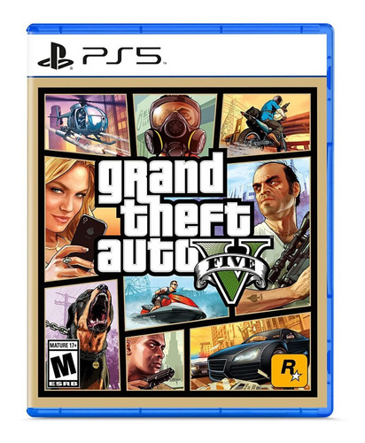 Imagen 1 de 5 de Grand Theft Auto V Gta V Playstation 5 Ps5 Juego Fisico!!