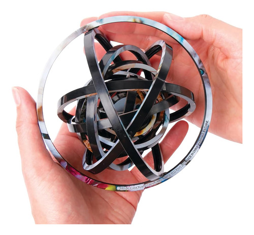 Puzzle Spin Flip Charles Fazzino, 14 Anillos 3d Para Niños Y