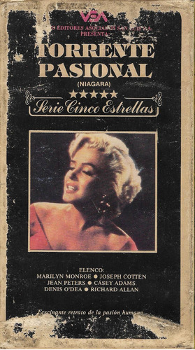 Torrente Pasional Vhs Marilyn Monroe Joseph Cotten