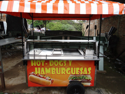 Carro De Hot Dogs Carrito Carreta Hotdog Carritos Hotdog