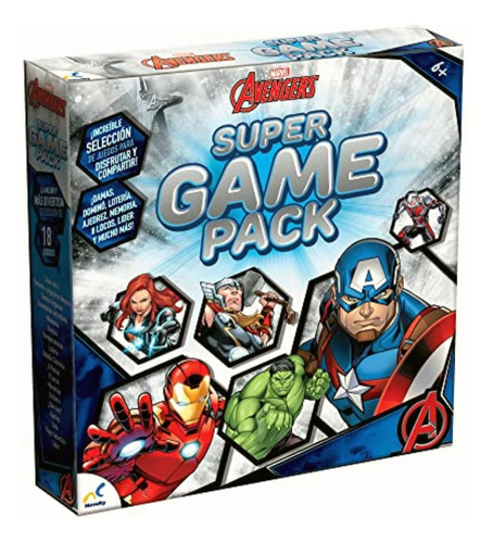 Novelty Corp Super Game Pack, Avengers, Juego De Mesa