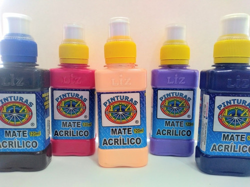 Pintura Acrílica Liz 120ml Mate Acrílico 