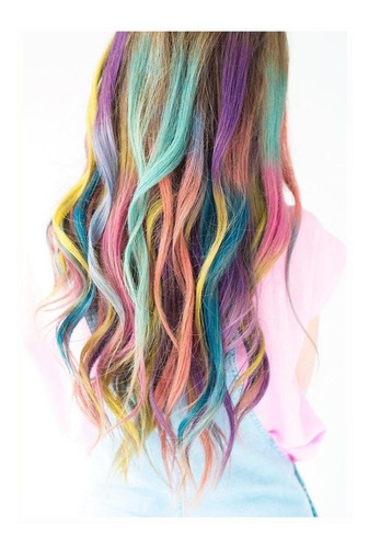 Tizas De 6 Colores Para Teñir Pintar Pelo Hair Chalk