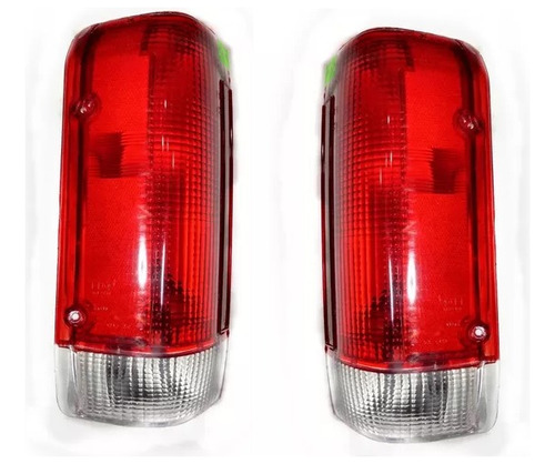 Juego De Faros Trasero Ford F100 89/91 Bicolor