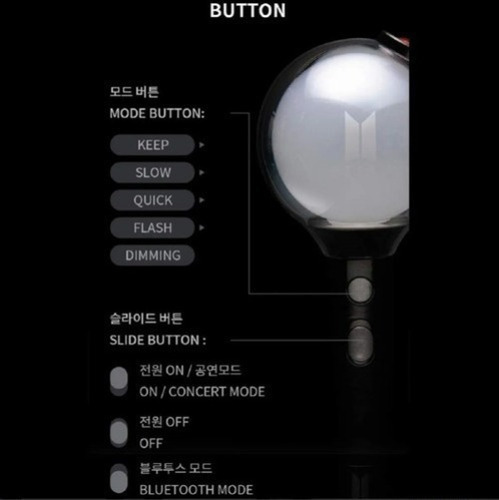 Bts Army Bomb V4 Lightstick Oficial Original App Bluetooth