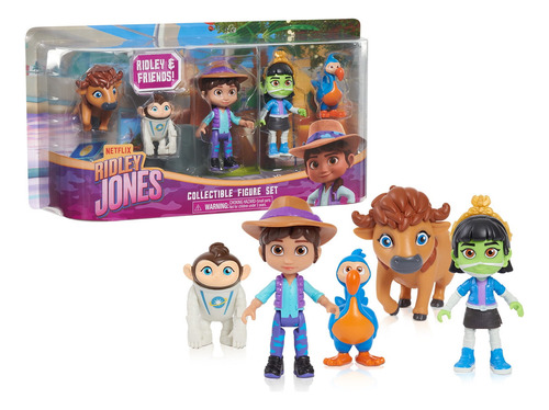 Juego De Figuras Coleccionables De Ridley Jones, Juguetes Pa