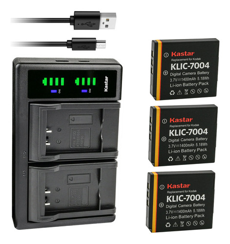 Cargador Usb Para Bateria Kodak Playsport Playtouch Playfull