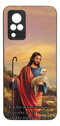 Funda Protector Case Para Vivo V21 5g Jesus Dios