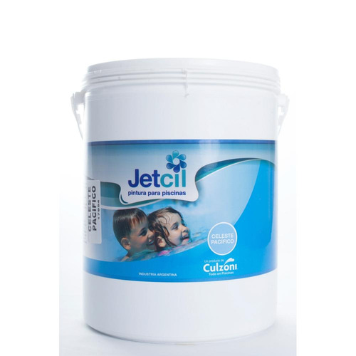 Pintura Para Piscinas Jetcil Celeste Pacifico Por 4 Litros