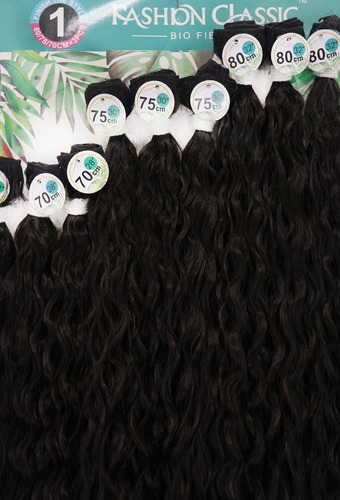 Cabelo Bio Vegetal Anjo Plus - 1 Pacote Faz A Cabeça - 80 Cm